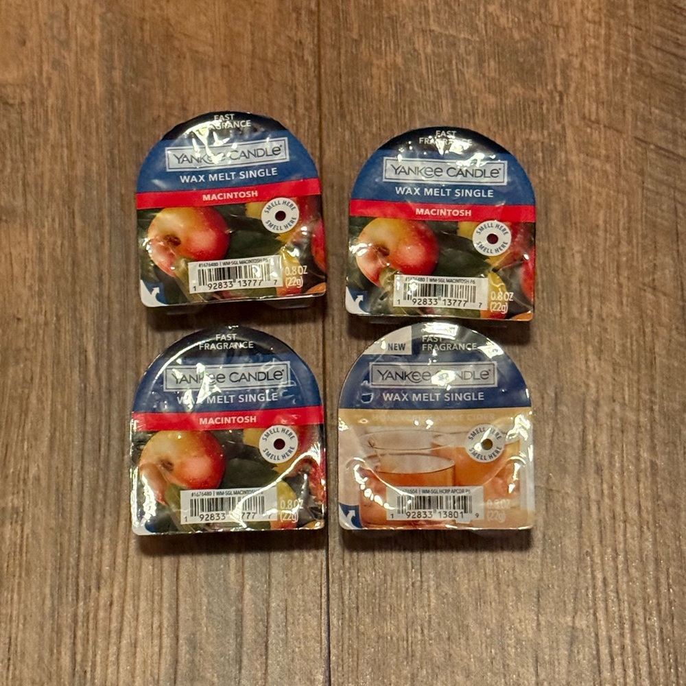 Yankee Candle Apple Scented Wax Melt Lot